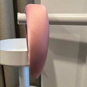Elegant Pink Satin Headband